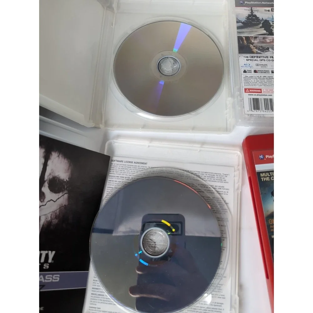 Lot Of 7 COD MW3 WORLD AT‎ WAR GHOSTS Black Ops 1&2 Adv War MEDAL OF HONOR PS3